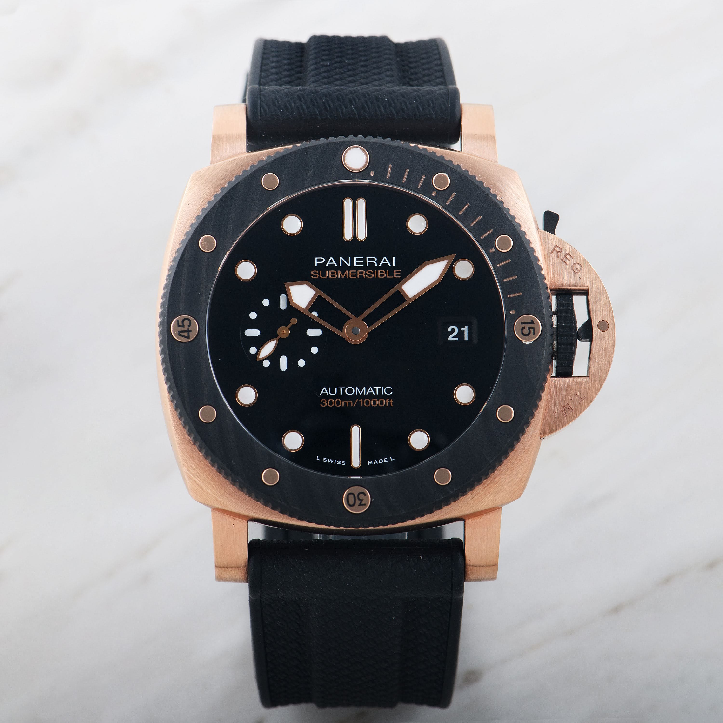 Panerai Submersible "Goldtech" Case